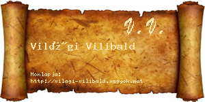Világi Vilibald névjegykártya